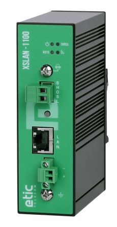 Etic XSLAN Series Ethernet Module for Use with SHDSL, SPE, Digital, Digital, 10 → 30 V dc [XSLAN-1100]; 559-443