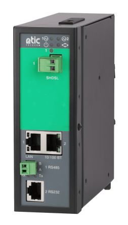 Etic XSLAN Series Ethernet Module for Use with SHDSL, SPE, Digital, Digital, 10 → 30 V dc [XSLAN-1220]; 559-444