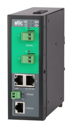 Etic XSLAN Series Ethernet Module for Use with SHDSL, SPE, Digital, Digital, 10 → 30 V dc [XSLAN-2220]; 559-447