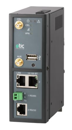 Etic LAN: 2x Ethernet, 1x RS232, 1x RS485 3G, 4G [IPL-C-220-LW]; 559-453