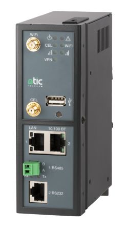 Etic LAN: 2x Ethernet, 1x RS232, 1x RS485 3G, 4G [IPL-CW-220-LW]; 559-457
