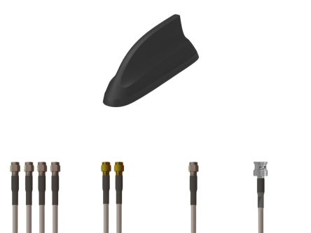 TE Connectivity L001044-01 Whip Multiband Antenna with SMA, SMA RP Connector, 5G, GNSS, Wi-Fi [L001044-01]; 563-421