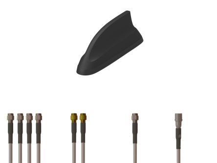 TE Connectivity L001044-02 Whip Multiband Antenna with SMA, SMA RP Connector, 5G, GNSS, Wi-Fi [L001044-02]; 563-423