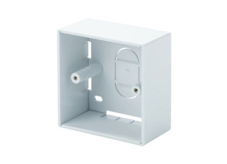 TUK Limited 3L45 White ABS Plastic Back Box,  Surface Mount, 1 Gangs, 235 x 100 x 105mm [3L45#10]; 563-896