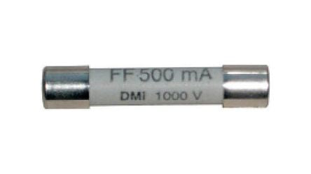 Staubli 500mA FF Ceramic Cartridge Fuse, 6.3 x 32mm [69.0012]; 564-645