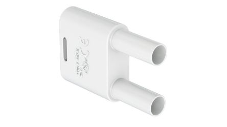 Staubli White, Plug Test Connector Adapter With CuZn contacts and Nickel Plated - Socket Size: 4mm [66.4010-29]; 564-752