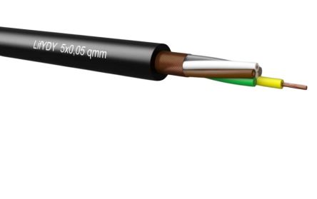 Kabeltronik 340 Series Multicore Industrial Cable, 3 Cores, 0.05 mm², 100m, Copper Spiral Shield, Control Cable [340300500]; 565-303
