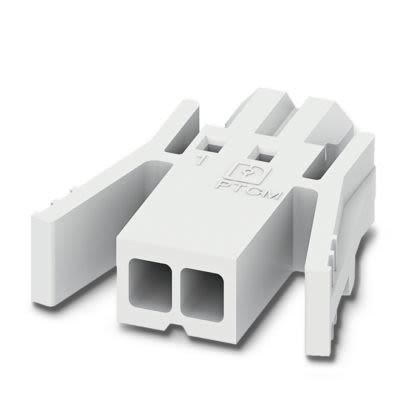 Phoenix Contact, 2.5mm Pitch, 5/..-PL, PTCM 0, 2 Way, , Pluggable Terminal Block, Plug, Latching, Crimp Termination, [1015464]; 565-619