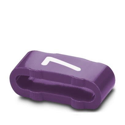 Phoenix Contact SD-WMTBS Slide On Cable Marker, Violet, Pre-printed "Numbers", 10 → 136mm Cable, for Conductor [0826527:7]; 565-650