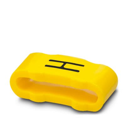 Phoenix Contact SD-WMTBS Slide On Cable Marker, Yellow, Pre-printed "Letters", 10 → 136mm Cable, for Conductor [0826611:H]; 565-660
