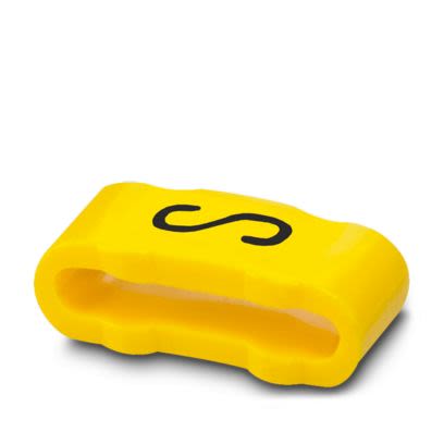 Phoenix Contact SD-WMTBS Slide On Cable Marker, Yellow, Pre-printed "Letters", 10 → 136mm Cable, for Conductor [0826611:S]; 565-663
