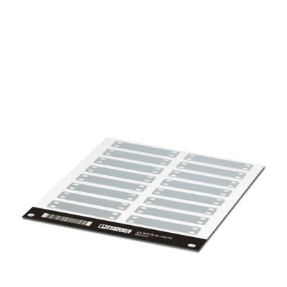 Phoenix Contact LS-WMTB-AL Cable Tie Cable Marker, Silver, Pre-printed "Unlabeled", for Conductors And Cables, 0831502 [0831502]; 565-668