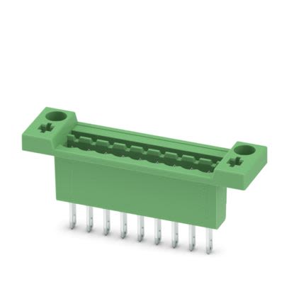 Phoenix Contact, 5mm Pitch, DFK-MSTB, 9 Way, , Pluggable Terminal Block, Feed Through Header, Feed Through, Slip-On, [0707167]; 565-688