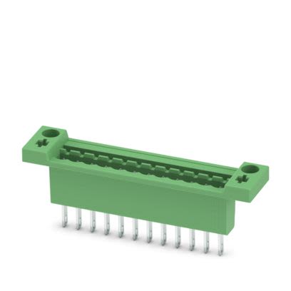 Phoenix Contact, 5mm Pitch, DFK-MSTB, 12 Way, , Pluggable Terminal Block, Feed Through Header, Feed Through, Slip-On, [0707196]; 565-690