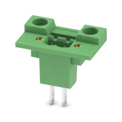 Phoenix Contact, 5mm Pitch, DFK-MSTB, 2 Way, , Pluggable Terminal Block, Feed Through Header, Direct Mounting, Slip-On, [0710028]; 565-696