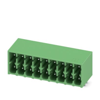 Phoenix Contact DMC Series Wave Soldering Mount PCB Header, 18 Contact(s), 3.5 mm Pitch, 2 Row(s), Shrouded [1053816]; 565-700