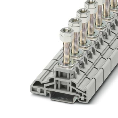 Phoenix Contact 1056837 HV M8/1 Series Grey, 2.5 → 50mm², 2-Level, Push In Termination, Fused [1056837]; 565-708