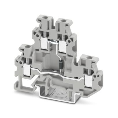 Phoenix Contact 1066347 MUTTB Series Grey, 2.5mm², 2-Level, Screw Termination [1066347]; 565-709