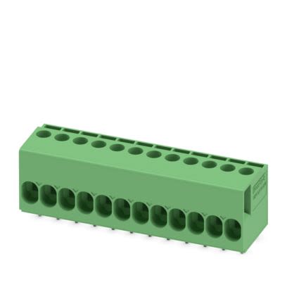 Phoenix Contact TDPT Series PCB Terminal Block, 5.08mm Pitch, Wave Soldering, 1-Row, Screw Termination [1017502]; 565-719