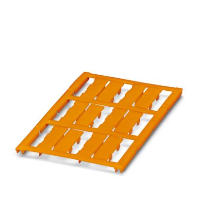 Phoenix Contact UC-WMC Clip On Cable Marker, Orange, Pre-printed "Unlabeled", 5 → 7.5mm Cable, for Conductors, [0818920]; 565-769