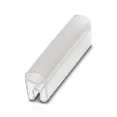 Phoenix Contact PATG Slide On Cable Marker Carrier, Clear, Pre-printed "Unlabeled", 6 → 10mm Cable, for [0822479]; 565-773