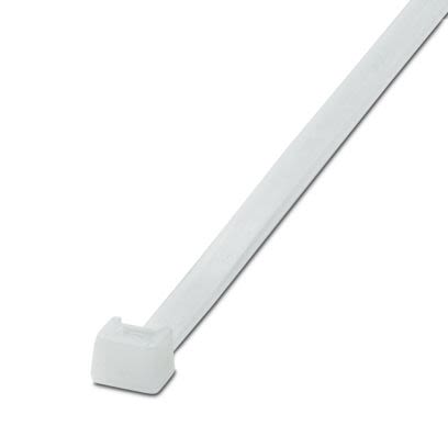 Phoenix Contact Cable Ties, Standard, 300mm x 7.8 mm, Clear Polyamide, Pk-100 [3240772]; 566-098