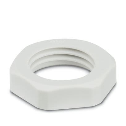 Phoenix Contact Grey Polyamide Cable Gland Locknut, M16mm Thread [3241133]; 566-113