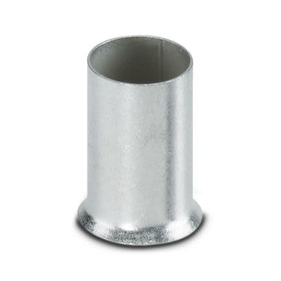 Phoenix Contact Ferrule, 12mm Pin Length, 7.3mm Pin Diameter, Silver [3200357]; 566-139