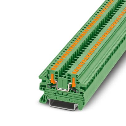 Phoenix Contact 1291485 Green, 2.5mm², 1-Level, Push In Termination [1291485]; 566-163