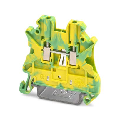 Phoenix Contact 1452318 Green, Yellow, 1.5mm², 2-Level, Push In Termination, Fused [1452318]; 566-185