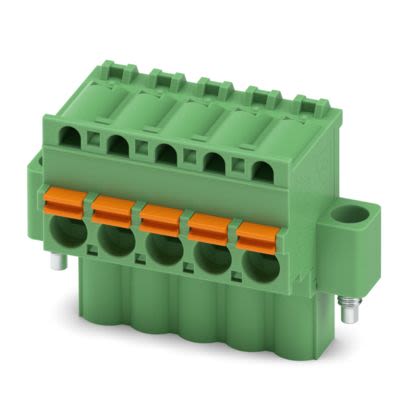 Phoenix Contact PCB Terminal Block, 5-Contact, 5.08mm Pitch, Push-In, 1-Row, Socket Termination [1873838]; 566-196
