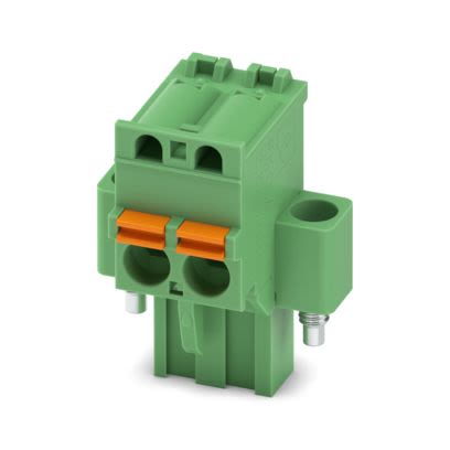 Phoenix Contact PCB Terminal Block, 2-Contact, 5.08mm Pitch, Push-In, 1-Row, Socket Termination [1874109]; 566-201