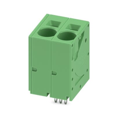 Phoenix Contact PCB Terminal Block, 2-Contact, 10mm Pitch, Wave Soldering, 1-Row, Push In Spring Termination [1735875]; 566-270