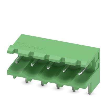 Phoenix Contact Solder PCB Header, 5 Contact(s), 5 mm Pitch, 1 Row(s), Shrouded [1736085]; 566-271
