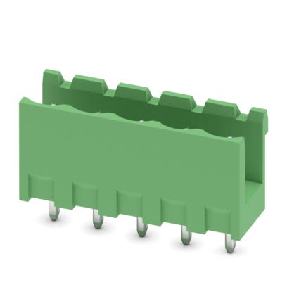 Phoenix Contact Straight Solder PCB Header, 5 Contact(s), 5.08 mm Pitch, 1 Row(s), Shrouded [1758047]; 566-283