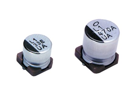 Nichicon 22μF Aluminium Electrolytic Aluminium Electrolytic Capacitor 35V dc, Surface Mount - UUA1V220MCL1GS [UUA1V220MCL1GS]; 566-956