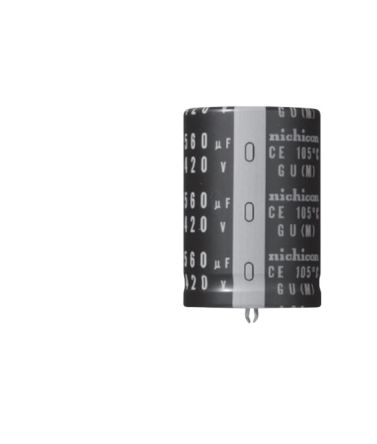 Nichicon 120μF Aluminium Electrolytic Aluminium Electrolytic Capacitor 400V dc, Snap-In - LGU2G121MELZ [LGU2G121MELZ]; 566-961
