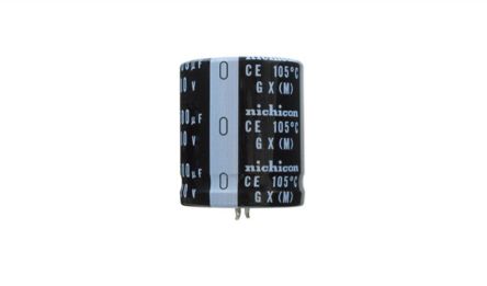 Nichicon 1200μF Aluminium Electrolytic Aluminium Electrolytic Capacitor 200V dc, Snap-In - LGX2D122MELC35 [LGX2D122MELC35]; 566-978