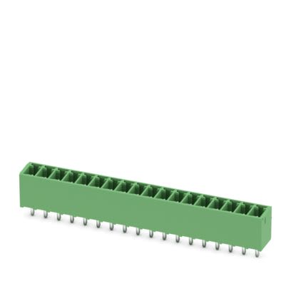 Phoenix Contact Straight Solder PCB Header, 18 Contact(s), 3.5 mm Pitch, 1 Row(s), Shrouded [1843761]; 567-176