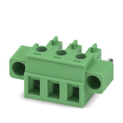 Phoenix Contact PCB Terminal Block, 3-Contact, 5.08mm Pitch, Push-In, 1-Row, Socket Termination [1847369]; 567-185