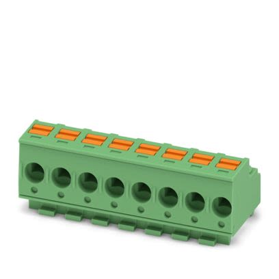 Phoenix Contact PCB Connector, 8-Contact, 5mm Pitch, PCB Mount, 1-Row, Push In Spring Termination [1848590]; 567-189