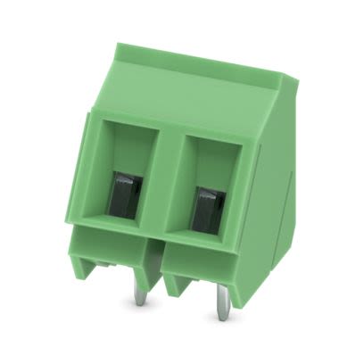 Phoenix Contact PCB Terminal Block, 2-Contact, 7.5mm Pitch, Wave Soldering, 1-Row, Plug In, Screw Termination [1733020]; 567-243