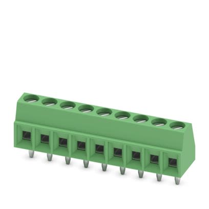 Phoenix Contact PCB Terminal Block, 9-Contact, 3.5mm Pitch, Wave Soldering, 1-Row, Plug In, Screw Termination [1751316]; 567-251