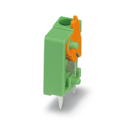 Phoenix Contact PCB Terminal Block, 1-Contact, 5.08mm Pitch, Wave Soldering, 1-Row, Push In Spring Termination [1790348]; 567-266