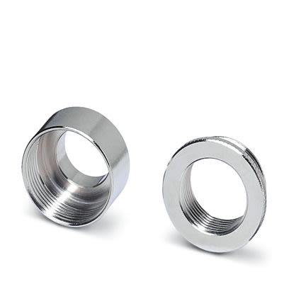 Phoenix Contact Cable Gland Adaptor, M40 Exterior Thread, M32 Interior Thread, Nickel Plated Brass [1647640]; 567-280
