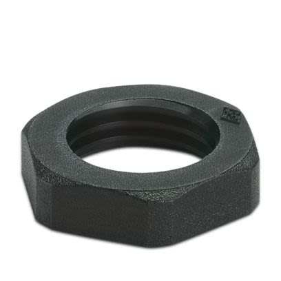 Phoenix Contact Black Polyamide Cable Gland Locknut, M16mm Thread [3241233]; 567-303