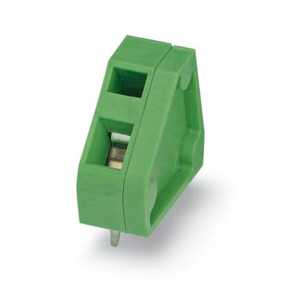 Phoenix Contact PCB Terminal Block, 1-Contact, 7.62mm Pitch, Wave Soldering, 1-Row, Push In Spring Termination [1706727]; 567-340
