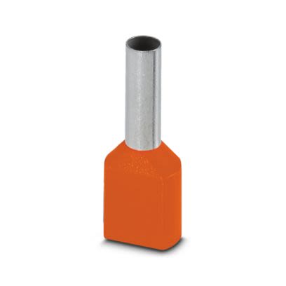 Phoenix Contact Insulated Ferrule, 12mm Pin Length, 3.8mm Pin Diameter, Orange [1213204]; 567-374