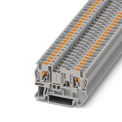 Phoenix Contact 1135067 Grey, 0.2 → 6mm², Push In Termination [1135067]; 567-406