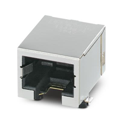 Phoenix Contact Female RJ45 Connector, PCB Mount, Through Hole Straight 1 Port 8 -Way [1149874]; 567-413